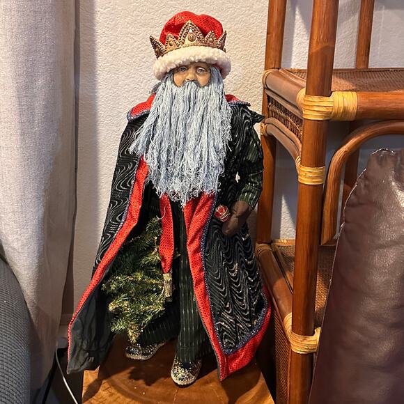 Vintage Old World Paper Maché 22”‎ Father Christmas - Picture 1 of 10